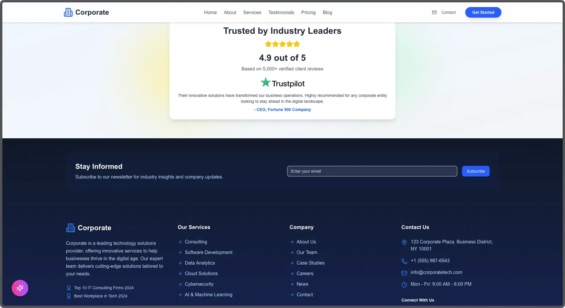 CraftFlow NextJS Corporate Template - thumbnail 5