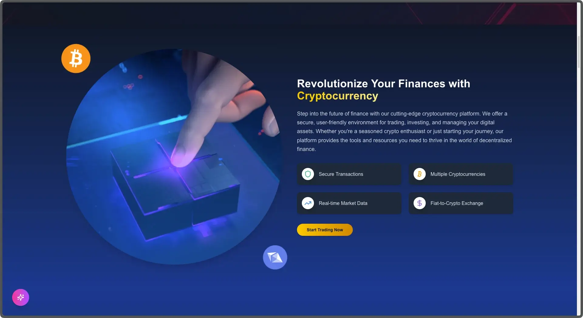CraftFlow NextJS Cryptocurrency Template - thumbnail 2
