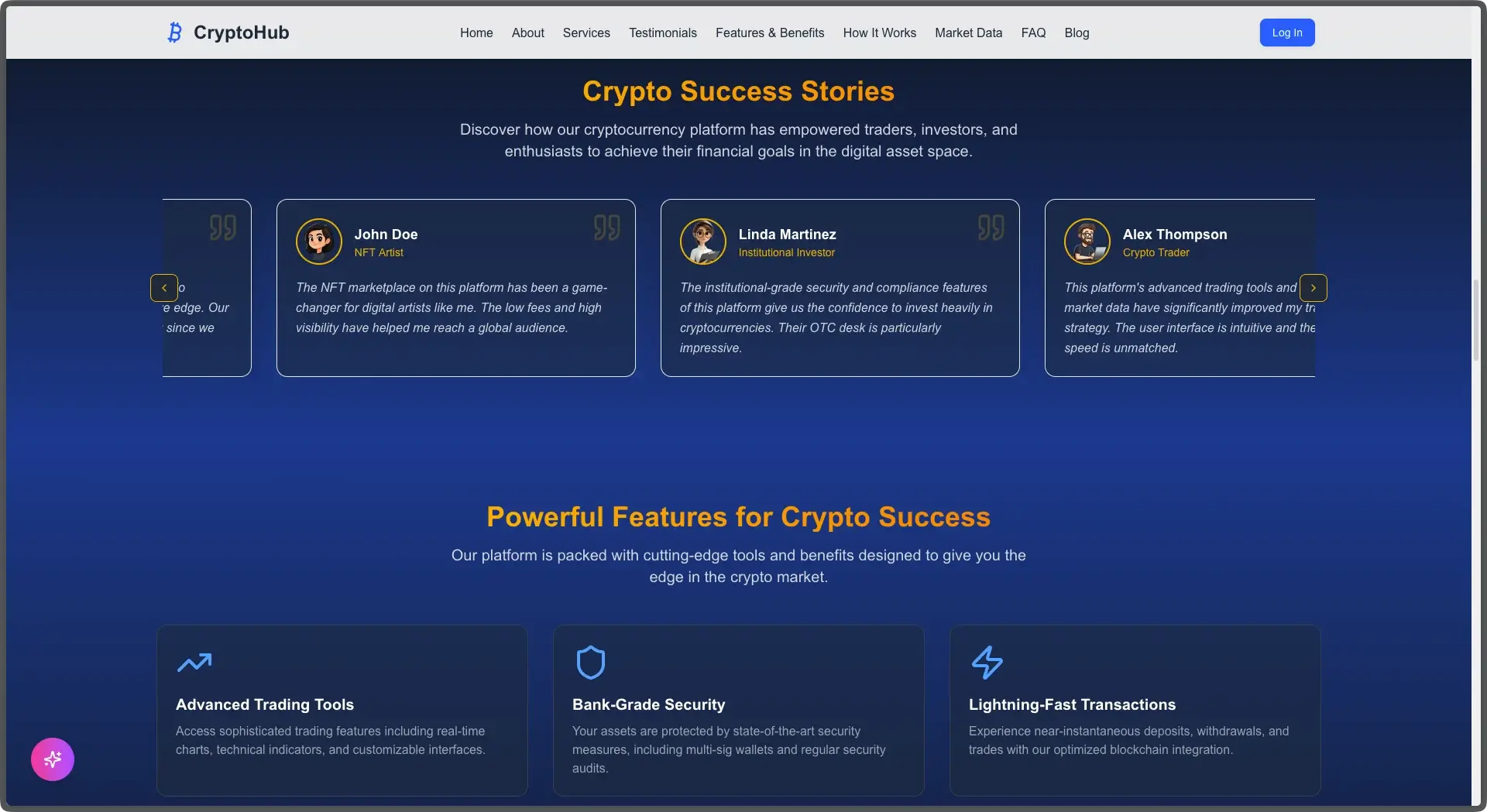 CraftFlow NextJS Cryptocurrency Template - thumbnail 4