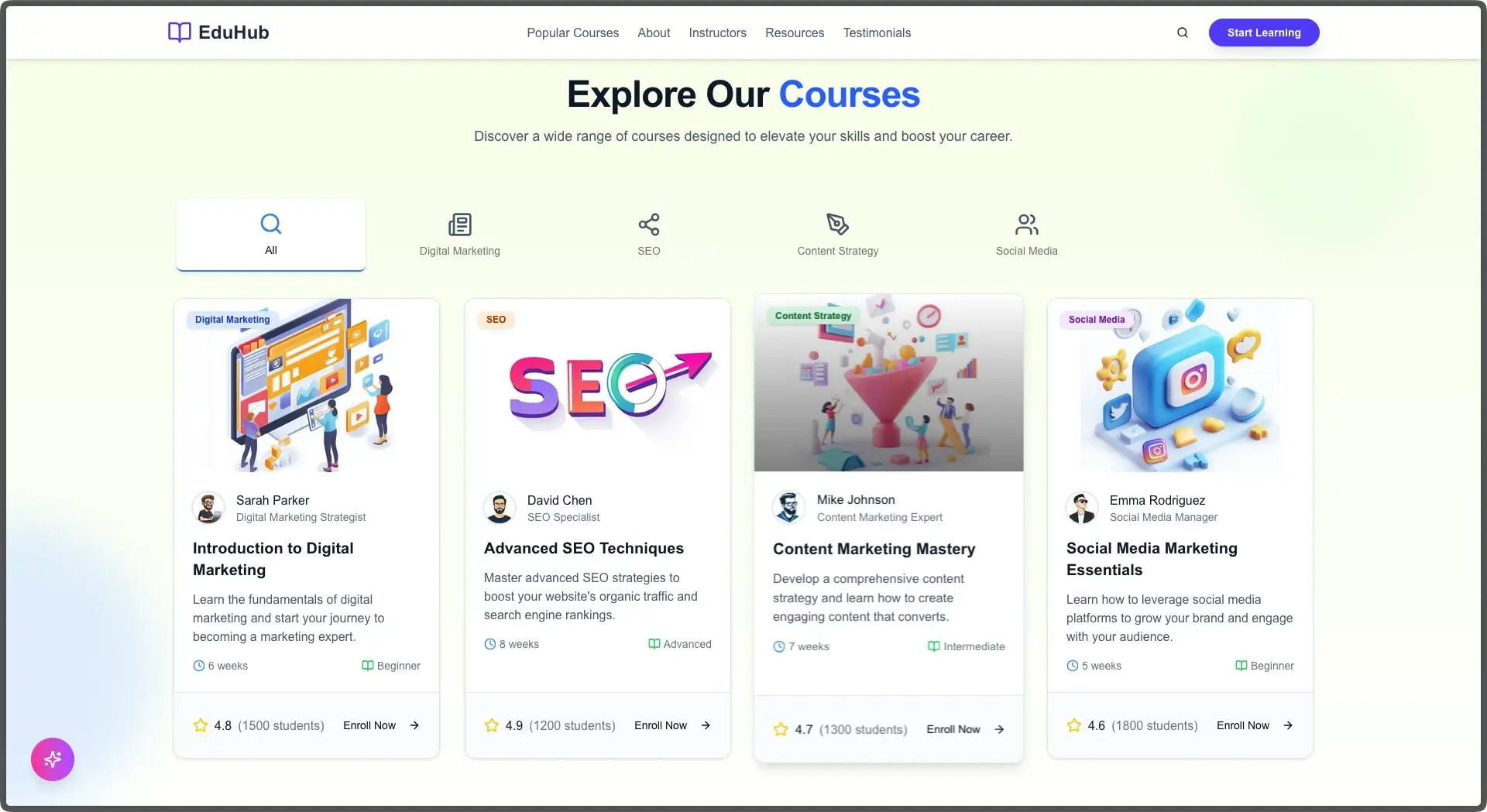 CraftFlow NextJS e-learning Template - thumbnail 2