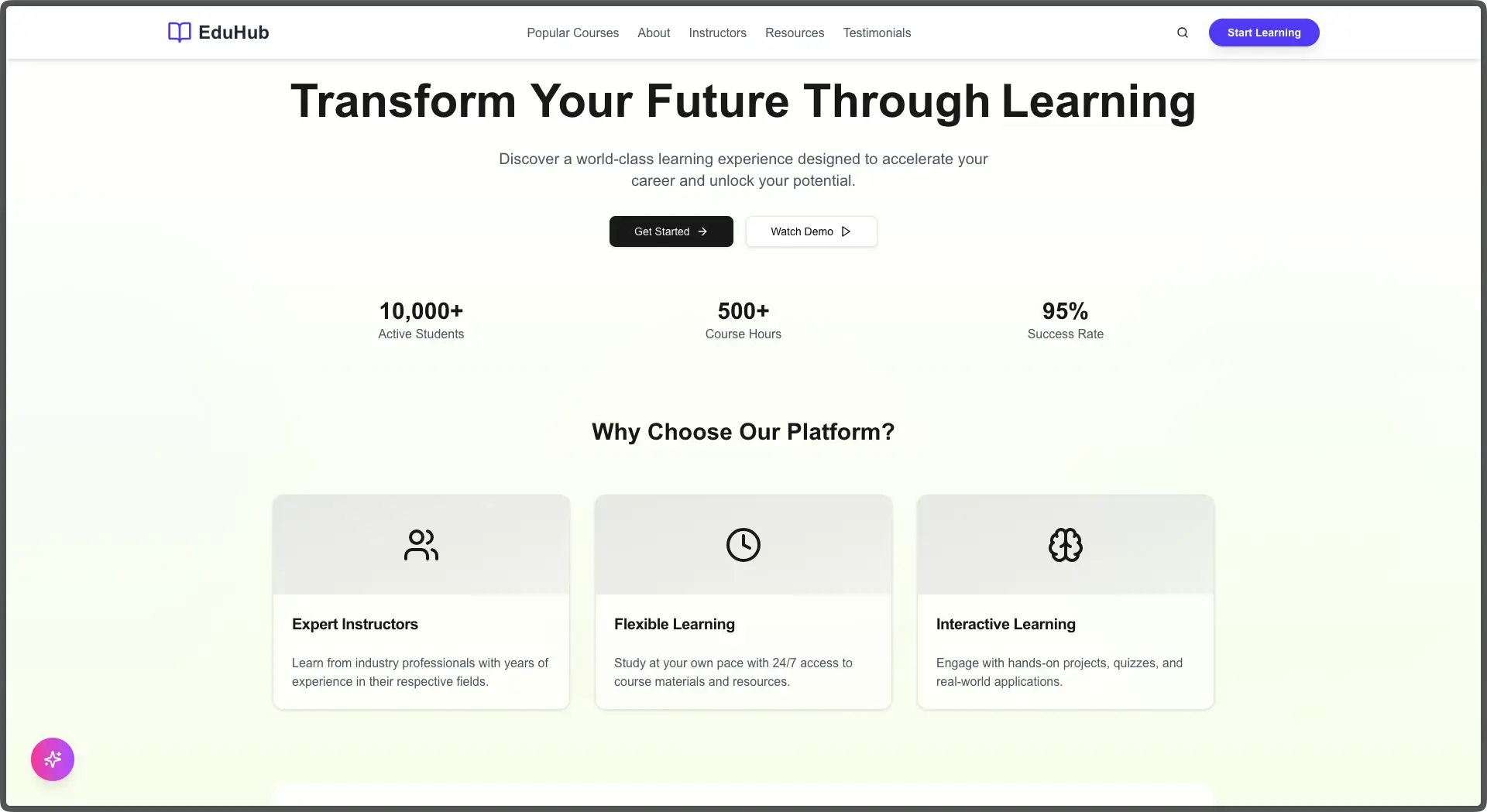 CraftFlow NextJS e-learning Template - thumbnail 3