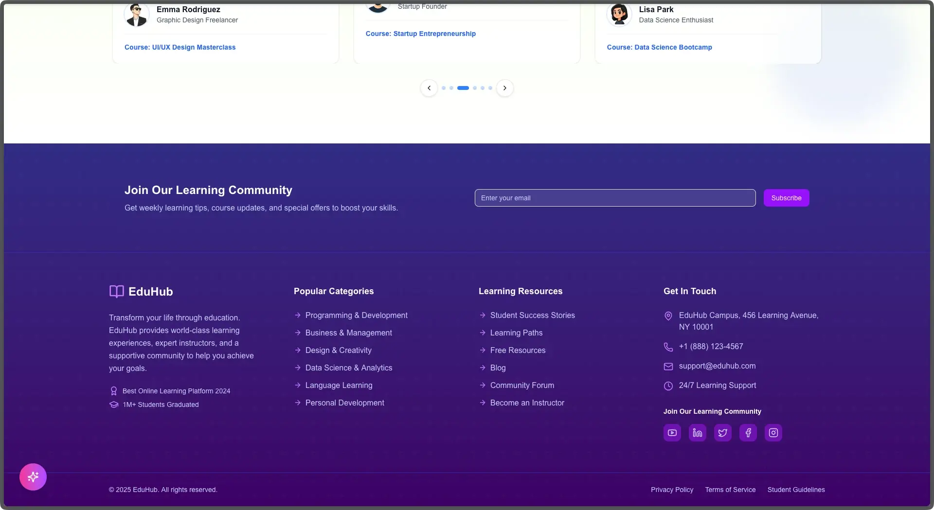 CraftFlow NextJS e-learning Template - thumbnail 7