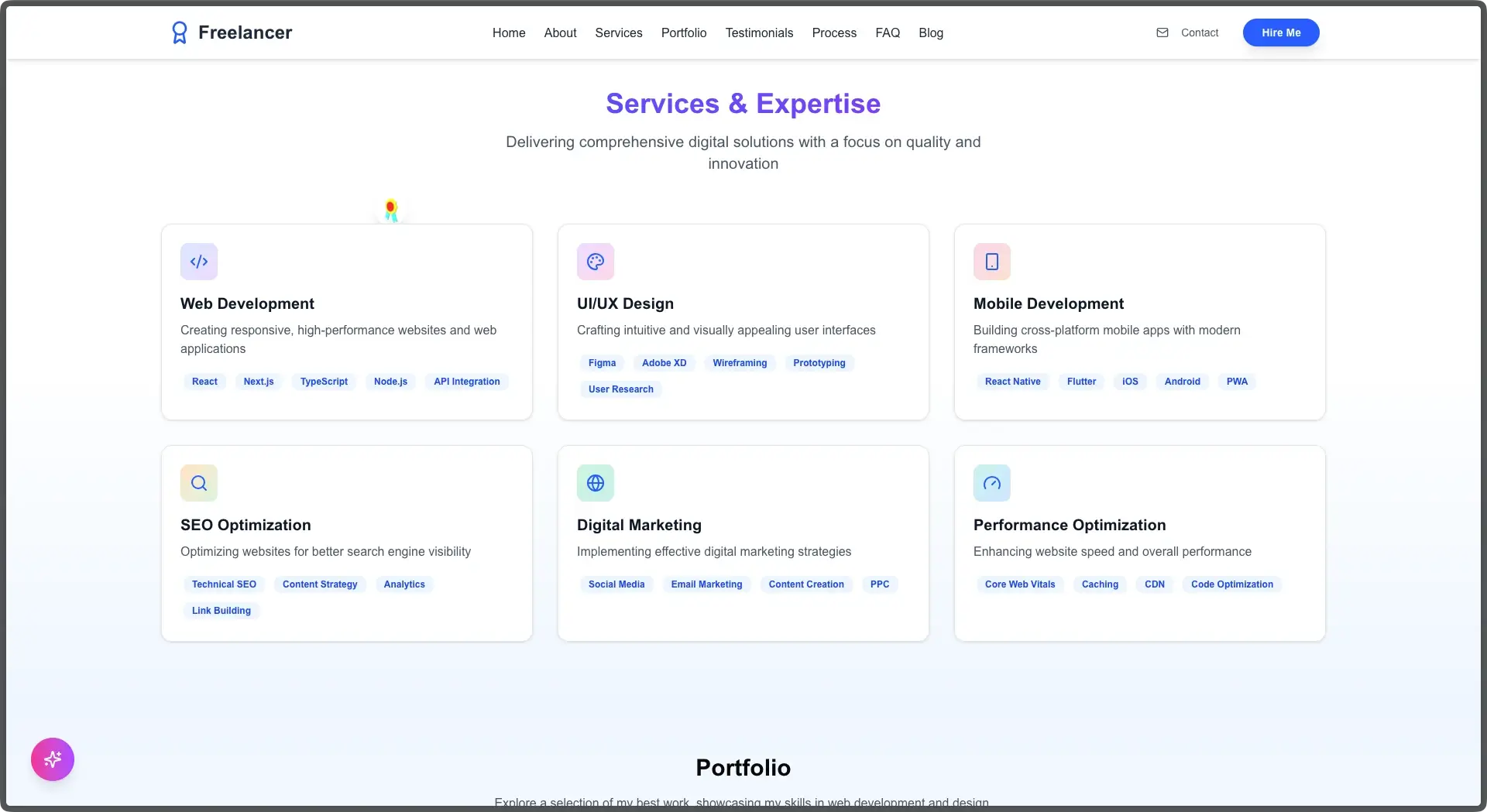 CraftFlow NextJS Freelancer Template - thumbnail 2
