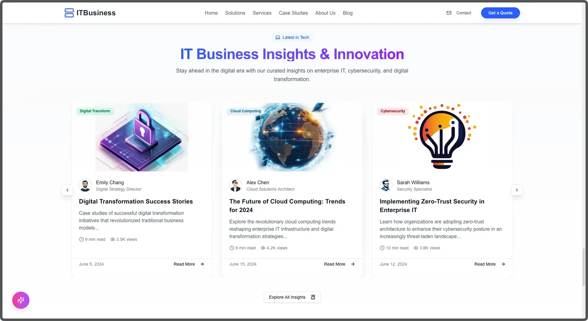 CraftFlow NextJS it-business Template - thumbnail 6
