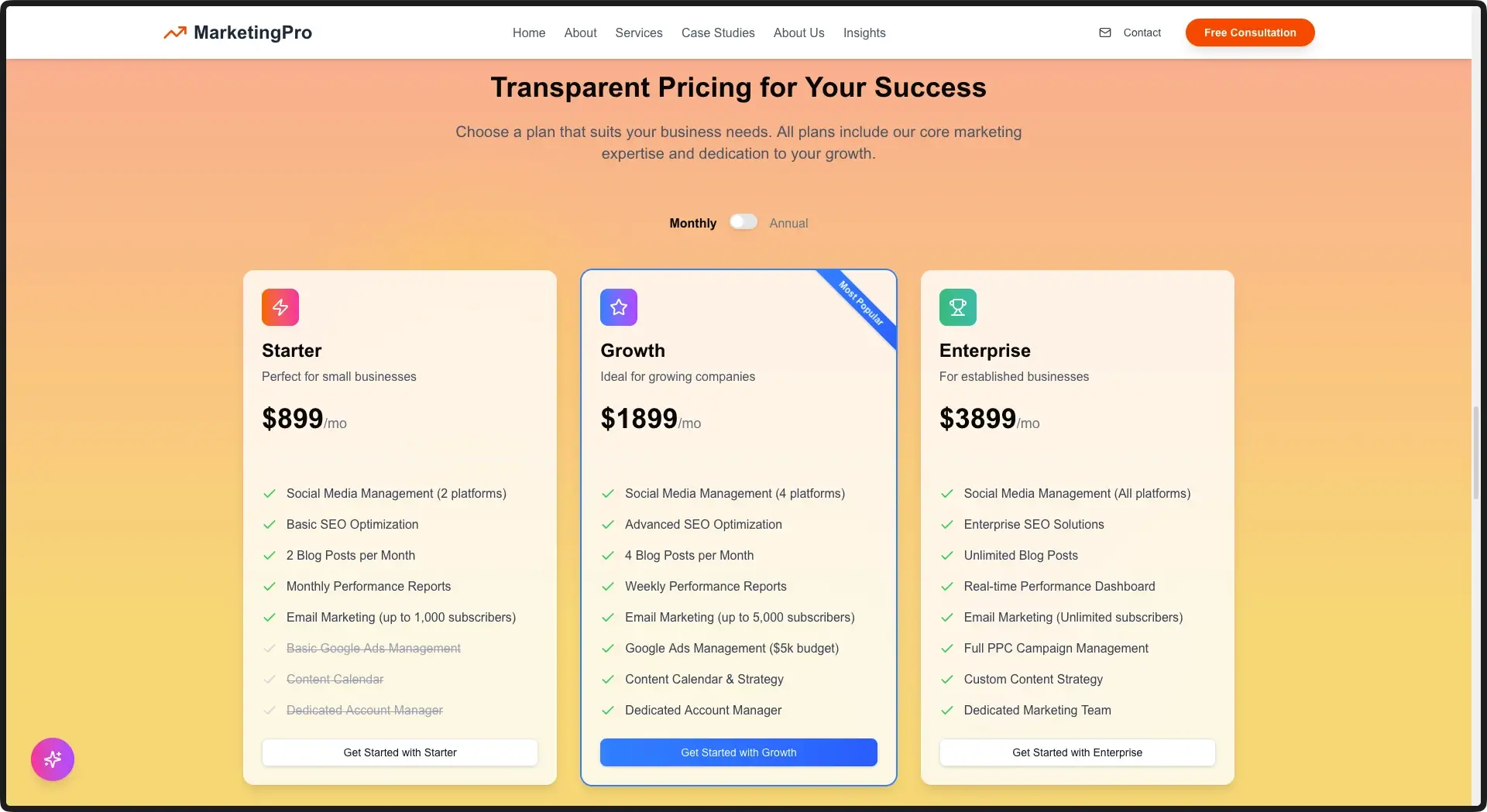 CraftFlow NextJS Marketing Template - thumbnail 5