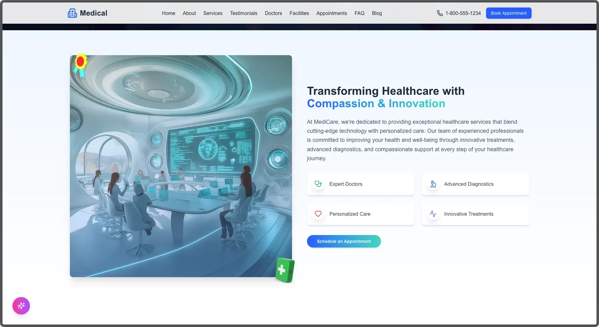 CraftFlow NextJS Medical Template - thumbnail 2
