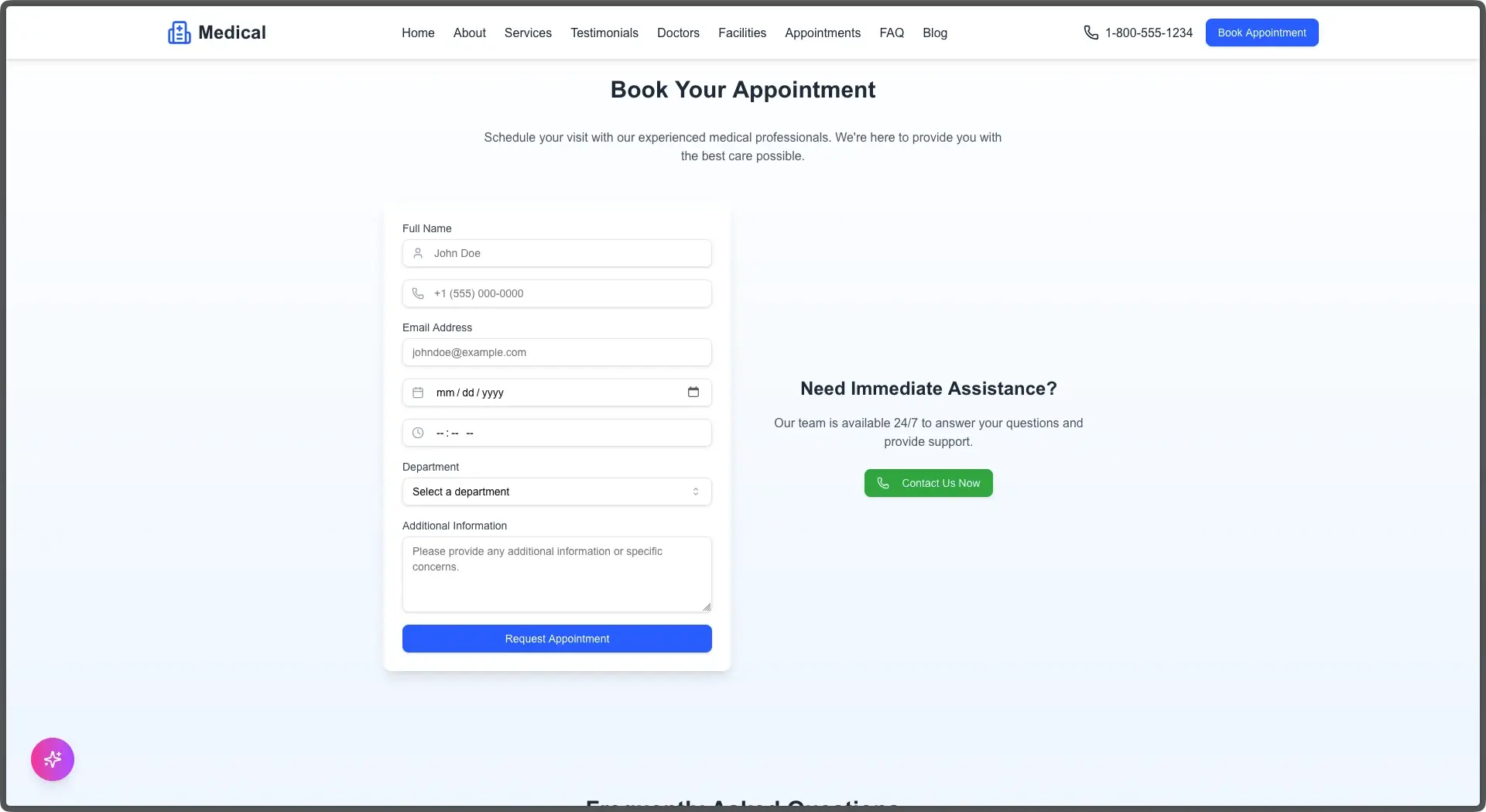 CraftFlow NextJS Medical Template - thumbnail 6