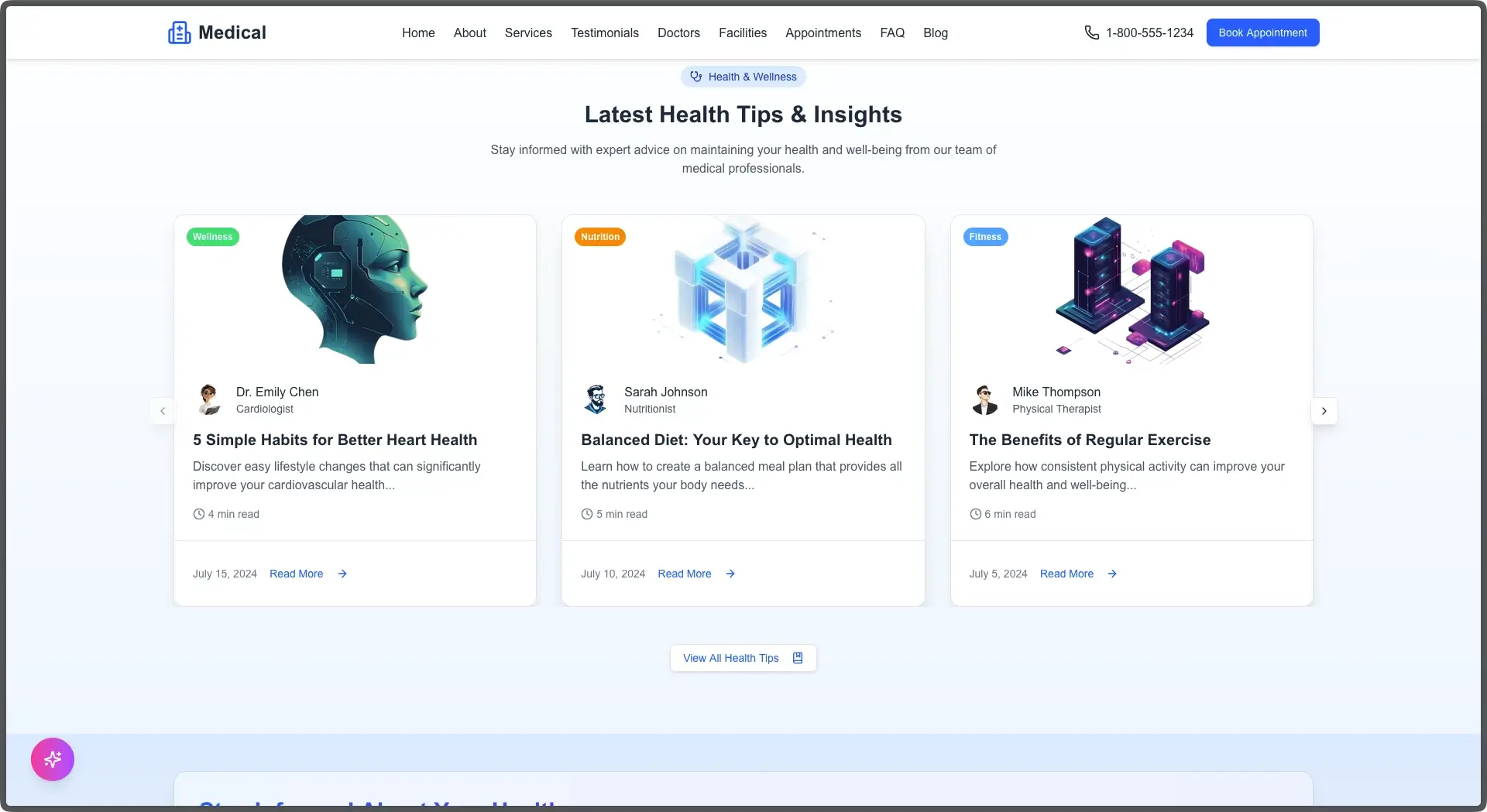 CraftFlow NextJS Medical Template - thumbnail 8