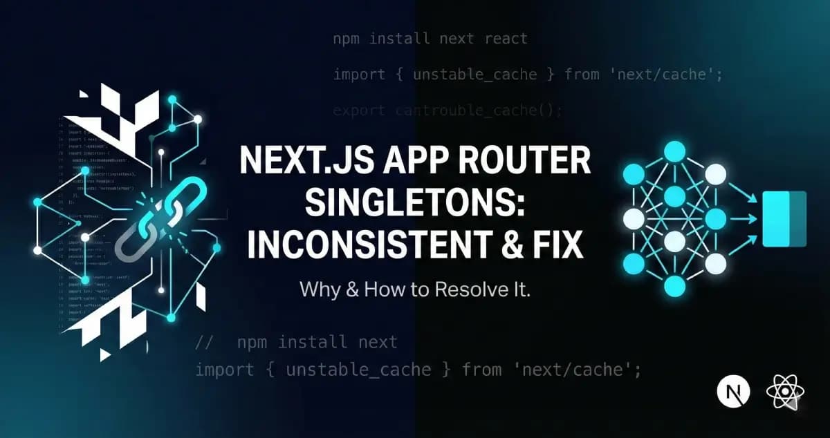 Why Next.js App Router Singletons Are Inconsistent (And How to Fix It)