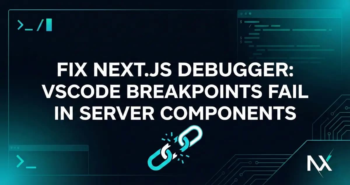 Why Next.js Debugger Fails Breakpoints in VSCode Server Components (and How to Fix)