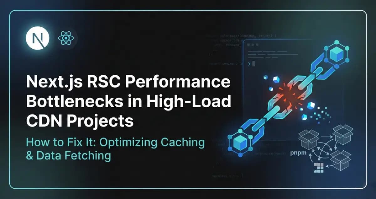 Why Next.js RSC Performance Suffers with CDNs in Highload Projects (And How to Fix It)